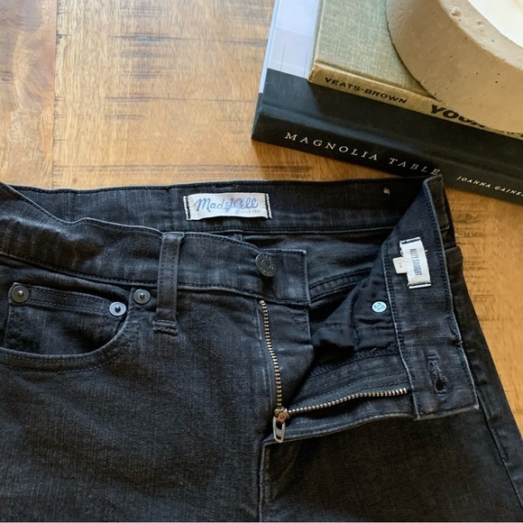Madewell Alley Straight Jeans in Black Frost Size 24 - Picture 9 of 15